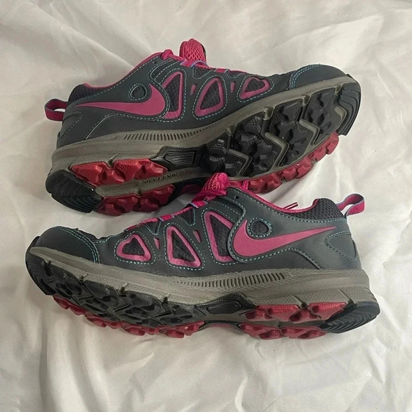 Nike Air Alvord 10 Trail Running Shoes Gray/Pink 512041-005 Womens Size 6.5 - Picture 9 of 10